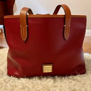 Dooney & Bourke, Medium, Red Leather Tote